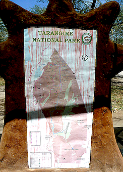 TarangireNP map