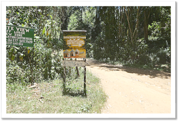 Usambara Mountains: Irente farm sign