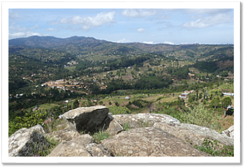 Usambara Mountains: view to Rangwi