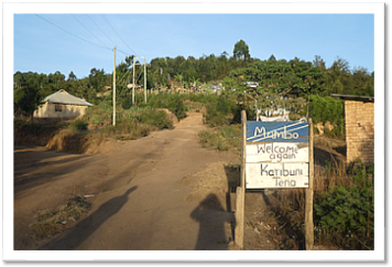 Usambara Mountains: Mambo sign
